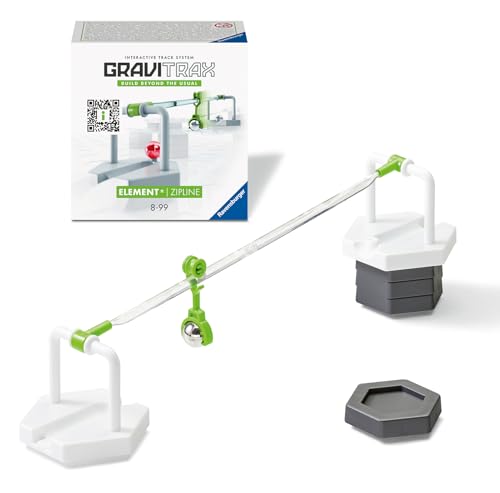 Ravensburger GraviTrax Extension Zipline - Marble Run STEM Building and Construction Toys for Kids Age 8 Years +