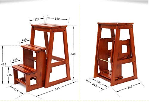 Taburete de escalada para interiores multifunción con peldaños antideslizantes 2