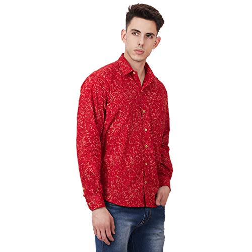Image of TAHVO Men's Regular Fit Long Sleeves Cotton Formal Shirt