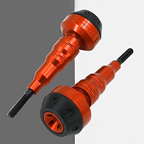 Sliders de cadre orange pour Kawasaki ZRX 400 1100 ZR250