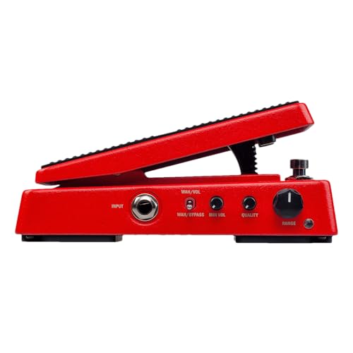 Wah Pedal Guitar Effects, Volume Control Foot Pedal: Dual-Function Wah-Volume Unit-Adjustable Sweep Range | Electric Guitar/Bass Signal Control for Pedalboard Performance (WAH-II)