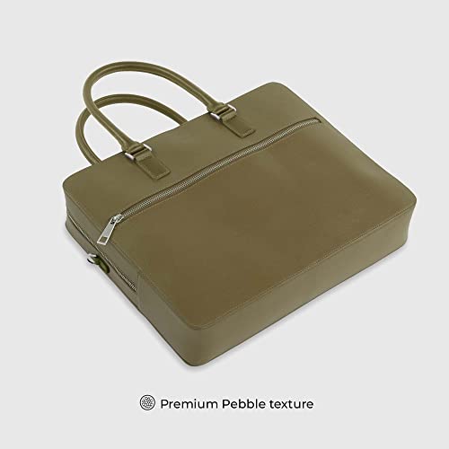 Image of OLIVES & GOLD 14 inch ROYE Laptop Bag For Men and Women | Detachable and Adjustable Shoulder Strap | Travel Friendly | Lightweight
