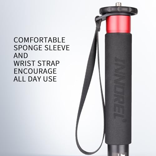 Image of 66.9in /170cm Camera Monopod INNOREL VM80A Aluminum Alloy Portable Compact Lightweight Travel Monopod with Fast Flip Lock for Canon Nikon Sony DSLR Camera Video Camcorder DV Photography Load 33lbs /15kg