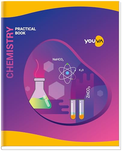 Image of Navneet Youva YOUVA Chemistry Practical Book With Video Content On The Go | 21.5 Cm X 26.5 Cm | 1 Side Ruled & 1 Side Plain |172 Pages