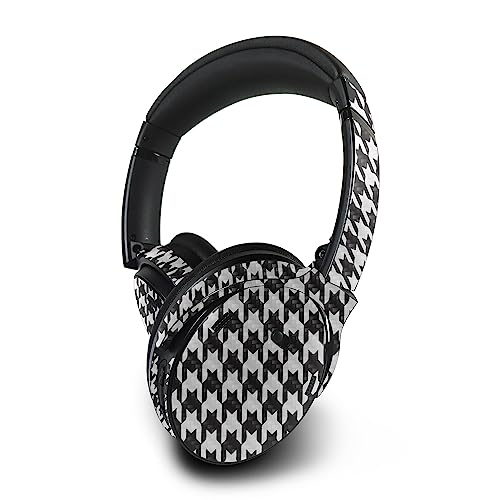 Image of MightySkins Carbon Fiber Skin Compatible with Bose QuietComfort 45 Headphones Houndstooth | Protective, Durable Textured Carbon Fiber Finish | Easy to Apply | Made in The USA
