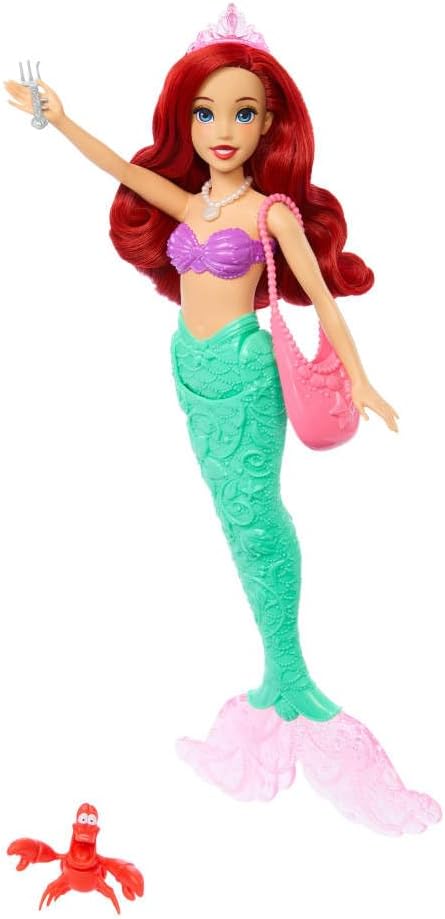 Disney Princesa Ariel Doll with Accessories and Pets 3+