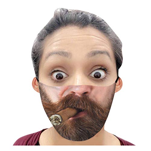 Preisvergleich Produktbild IFOUDNYOU Stoffmaske Erwachsene Mund-Nasenschutz Maskenschal Mundschutz Mit Motiv Multifunktionstuch Masken Lustig Nasenschutz Maskentuch Waschbar Druck Bunt Mund Nasen Halstuch Schals