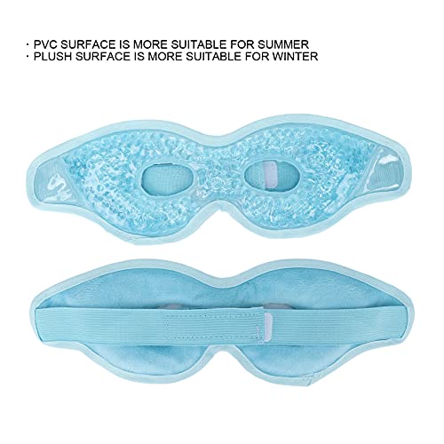 3 Kleuren Optioneel Herbruikbaar Gelpareloogpakket, Zichtbaar Ontwerp Ooggelpakket met Magische Riem, Donkere Kringen… - Afbeelding 5