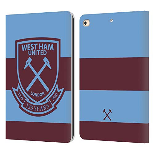 Étui portefeuille iPad 9.7 West Ham United FC en cuir par Head Case Designs