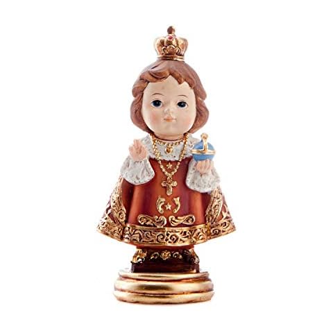 DELL'ARTE - Estatua Pintada a Mano - Baby Niño de Praga 9 cm Artículos Religiosos Cover