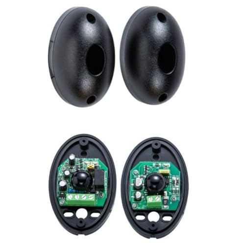 MeevrgR Sensor de interruptor inductivo para apertura automática de puerta, juego de receptor de transmisor infrarrojo de rango de 20 m, CC 12 V-24 V, IP65 resistente a la intemperie para seguridad de