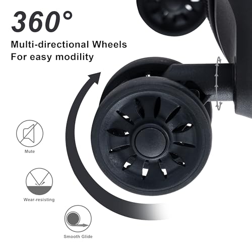 Luggage 3 Piece Set Suitcase Sets,Hardside TSA Approved Carry On Luggage Checked 28inch Lightweight Luggage Sets 3 Piece 20/24/28 Travel Suitcase With Double Spinner Wheels Black4