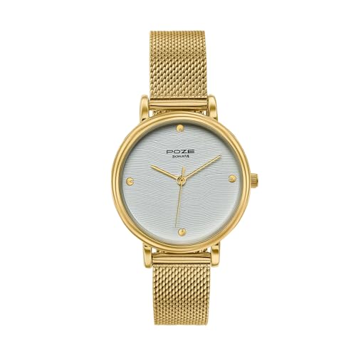 Image of Sonata Poze 9 with Quartz Analog Watch for Women
