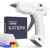 Katerk 3.7V Cordless Hot Glue Gun Kit with 15 Glue Sticks