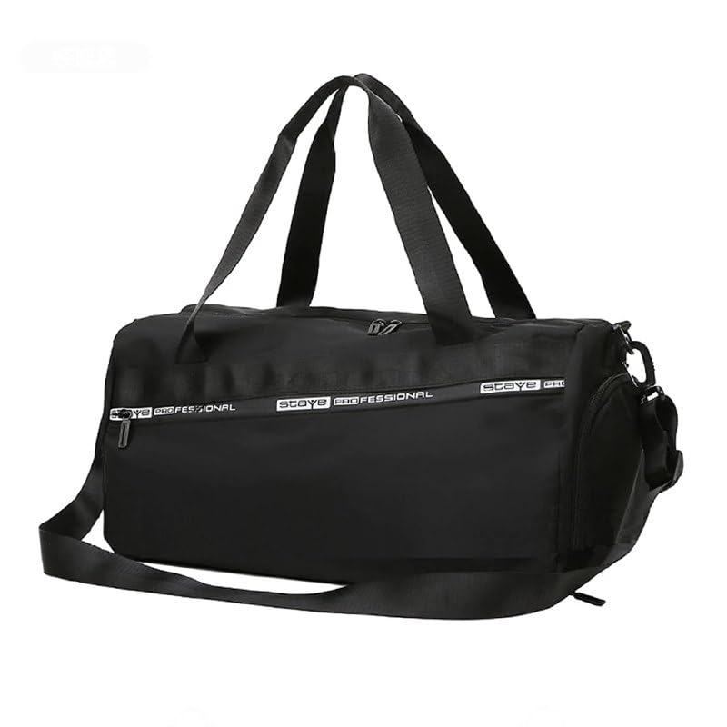 Sports Bag,Gym Travel Bag for Men, Women, Boys, Girls,Duffle Bag with Wet Pocket & Shoe Compartment,One Shoulder Bag for Training, Outdoor, Yoga, Travel Duffel Bag (1Pcs)(Multicolor)-image-25