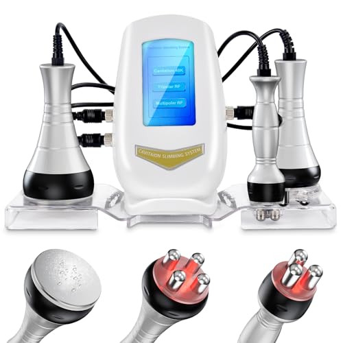 Cozion Radiofrecuencia Facial y Corporal Profesional 40K cavitacion y Radiofrecuencia Aparatos Masajeador anticelulitico Máquina de Adelgazamiento de Belleza Masajeador Celulitis (M)