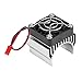 XLKJ Dissipateur de Chaleur avec Ventilateur de Refroidissement de Moteur pour Voiture électrique RC