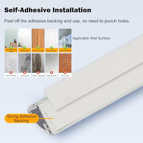 Cubierta de cable gris para pared/suelo, gestión de cables de esquina en aluminio bajo escritorio, canaleta para esconder cables, protector de alambre resistente al agua, 1m/3.3ft, 24mm de ancho miniatura 4