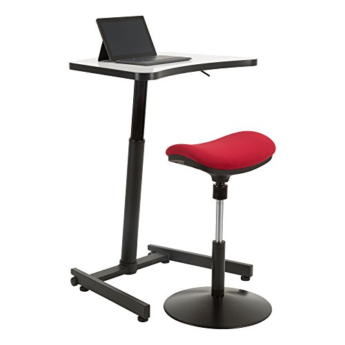 Image of Norwood Commercial Furniture NOR-NIL1715F-RD-SO Active Stool W /Adjustable Height Pivot Saddle Seat, Red