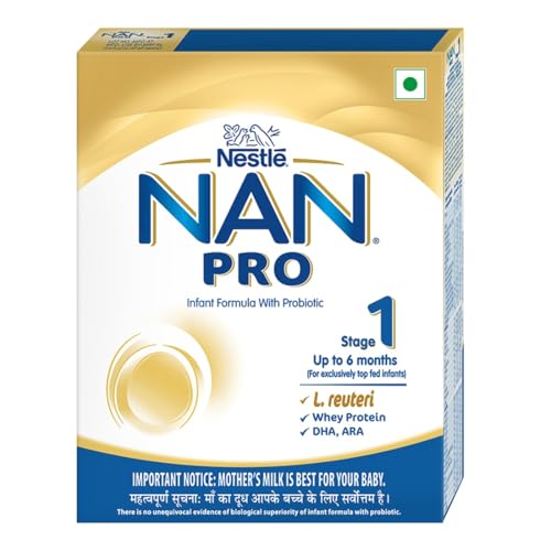 Image of Nestle NAN PRO 1 Infant Formula with Probiotic (Up to 6 months), Stage 1-400g Pouch in Box