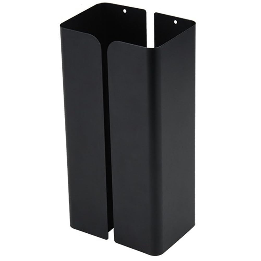 CTRLZS Magnetic Glove Tissue Dispenser Paper Towel Holder Wall Mount Fridge Holder for Wipes, Napkin, Bathroom Organizer Black