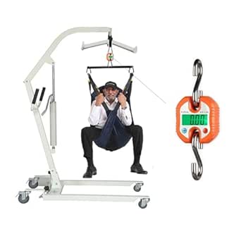 Hoyer Lift Scale for Home Use, Max 330lb, Orange