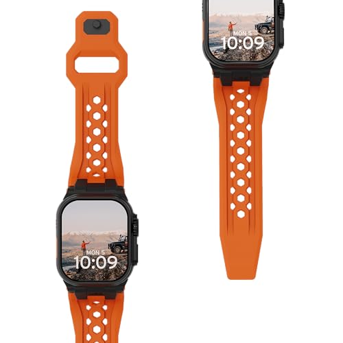 Image of Urban Armor Gear UAG Replacement Watch Strap, Monarch Designed for Apple Watch (49mm / 45mm / 44mm / 42mm) (Series 4 /5 /SE /6 /7 /8 /Ultra /2)