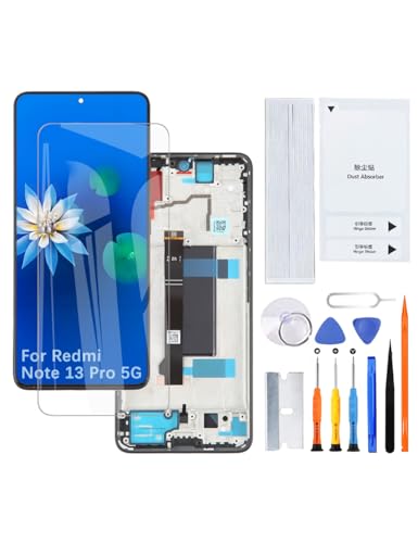 Écran Redmi Note 13 Pro 5G TFT Bloc Vitre Tactile 2312DRA50G Noir