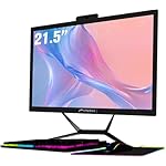 STGSivir All in One Desktop Computer, 21.5'' FHD Display, Intel Core i5 up to 3.6GHz, 16G Memory, 512G SSD, WiFi 5, Bluetooth, Webcam, Windows 11 Home