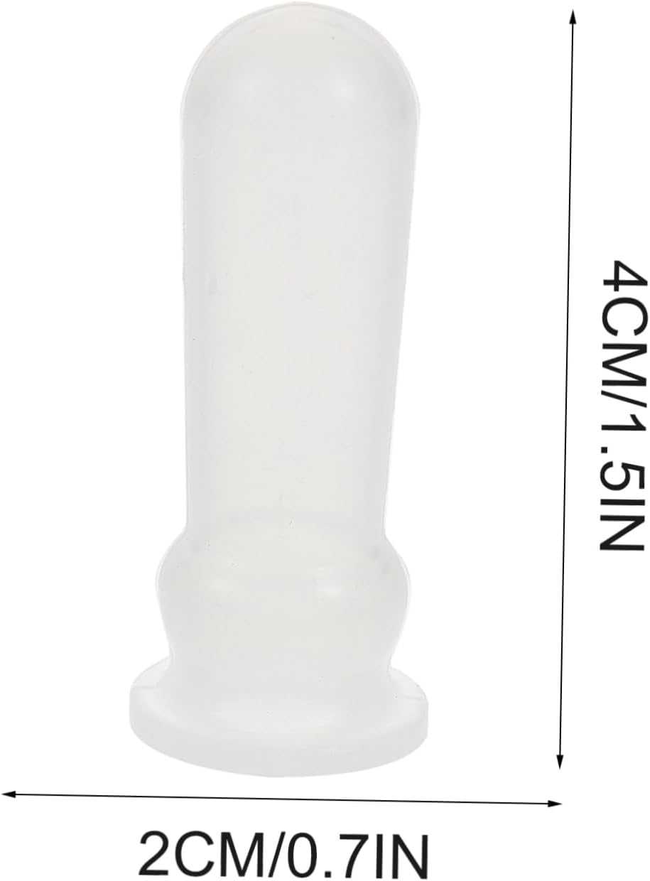 COLLBATH Silicone Bunny Feeding Nipples Pet Nursing Bottle Teats for Kitten Rabbit Newborn