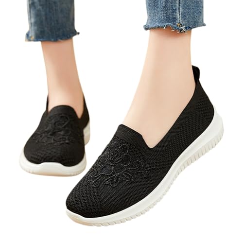 Walking Shoes Women Slip on Walking Shoes with Arch Support Lightweight Sneakers Non-Slip Athletic Gym Workout Shoe2