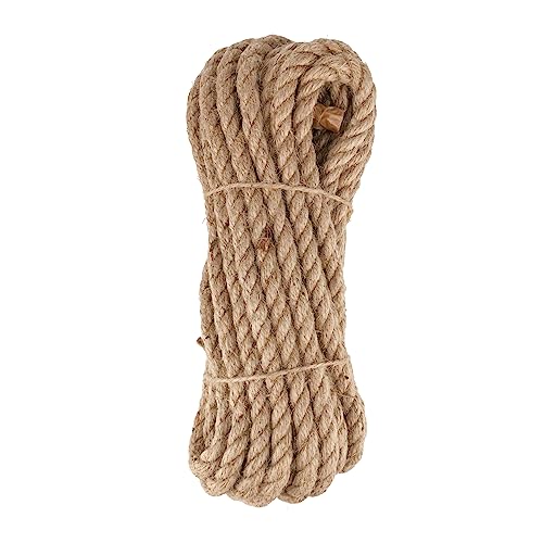 D.RECT- Cuerda de Yute 12mm 10m - Cuerda de Cáñamo - Cuerda de Fibra Natural