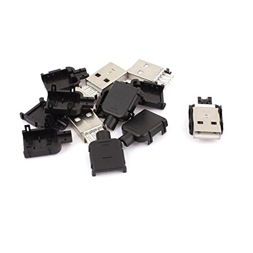 Aexit Adaptador USB Tipo A Macho 5 Piezas miniatura 1