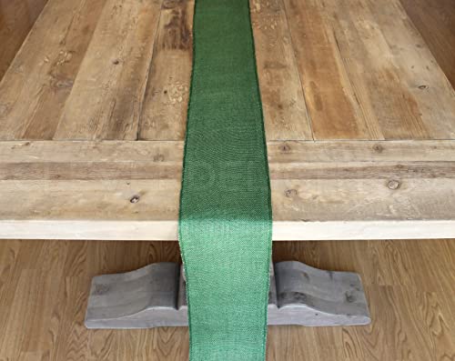 Premium 6-Inch Green Jute Burlap Fabric Roll – 10 Yards with Finished Edges for Crafting and Decor 5 Premium 6-Inch Green Jute Burlap Fabric Roll – 10 Yards with Finished Edges for Crafting and Decor - Image 4