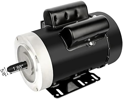 Cuilvu 2HP Electric Motor shaft dimensions