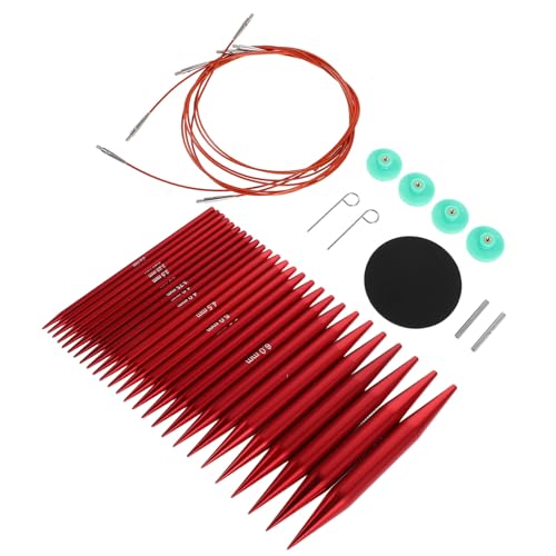 Aiguilles circulaires interchangeables en U pour soulager les mains lors du tricot