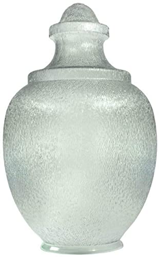 KastLite Lamp Post Acorn Combo Lighting Fixture | Clear Polycarbonate Acorn Item #88063-CL-8F | Includes Aluminum Mogul Post Top Fitter and 45w LED Bulb | Fits 3