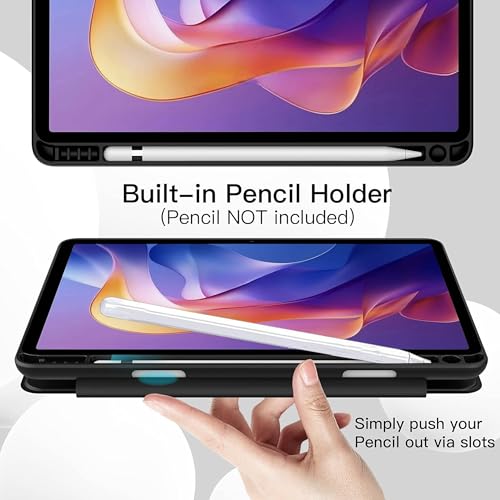 Image of TGK Case for Xiaomi Redmi Pad 2 11 inch Tablet Trifold Smart Stand Cover (Black)