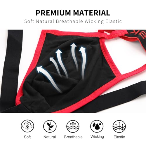 SKYSPER Mens Jockstrap Underwear Jock Straps Male Athletic Supporters for Men4
