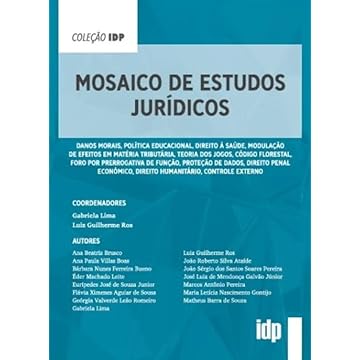 Capa do livro Mosaico de Estudos Jurídicos