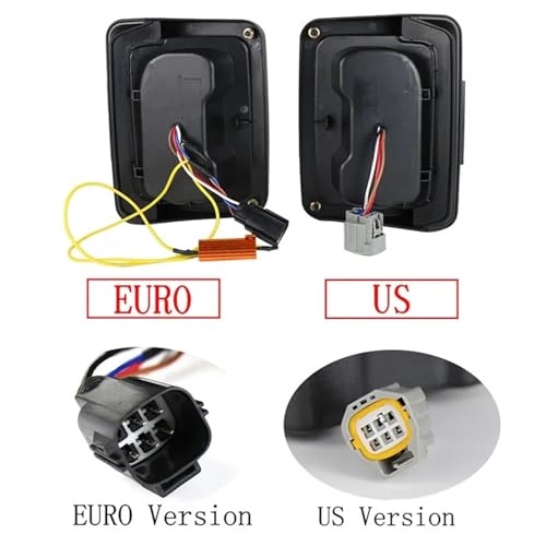 Feux arrière Led pour Wrangler JK 2007-2017 version EU transparents - 4