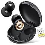 Aoiiena Pro-Comfort Tappi Orecchie Dormire-con Filtro Metallico Avanzato, 46dB Riduzione Rumore, Materiale Delicato Nano-Silicone, 4Misure (XS-L) Adatte per Sonno, Motocicli, Concerti & Lavoro