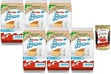 Italian Gourmet Kinder Brioss Gâteaux Moelleux au Lait – Snacks Petit Déjeuner & Goûter – Gâteaux Individuels Levés Naturellement, Texture Fondante au Lait – Lot 6×270 g + Italian Gourmet Polpa