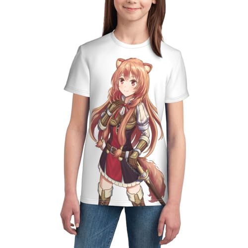 Child T Shirt for The RIS of The Shiel Heros Top,Cute 3D Print Short Sleeve tee for Party4