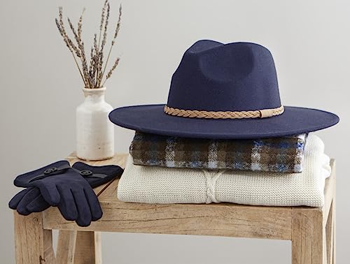 Hadley Wren Women's Autumn Plaid Scarf, Warm & Soft Wrap4