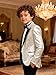 Red Boys Fashion Suit Sequins Prom Tuxedo with Bowtie Slim Fit Dress Clothes for Boy Wedding Pageant Party Dance Performance Size 18