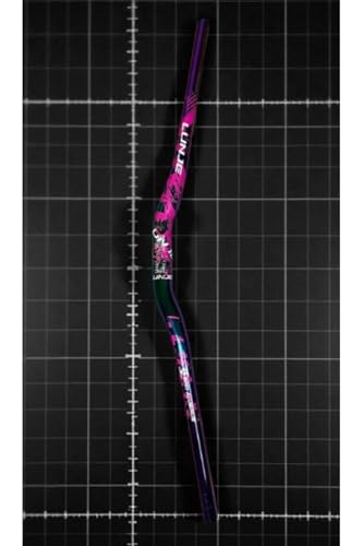 Alüminyum 31.8 780 mm Riser Mtb Gidon Bisiklet Gidonu Bukalemun Pembe Çok Renkli