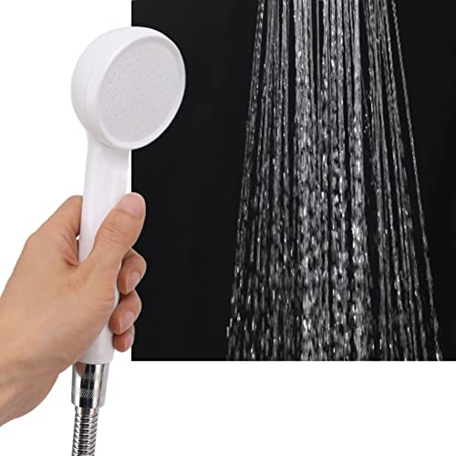 Cabezal de ducha portátil Tyenaza blanco ABS miniatura 3