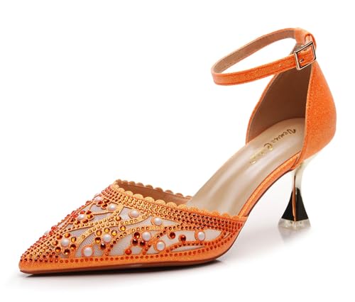 VenusCelia Women's Shining Lady Slingback Pump Shoe