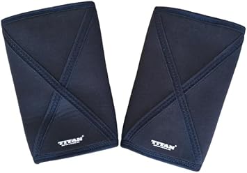 Lifting Large Titan Yellow Jacket Knee Sleeves IPF Legal Pair